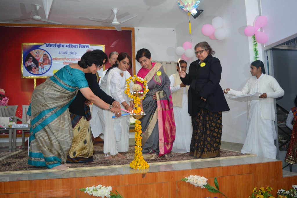 International Women's Day was celebrated at Brahma kumaris jankipuram Lucknow on 8th March 2019
